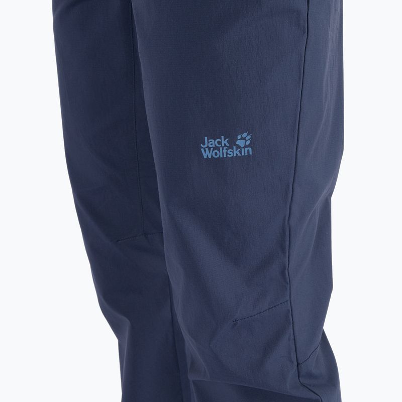 Spodnie softshell damskie Jack Wolfskin Activate Light midnight blue 5