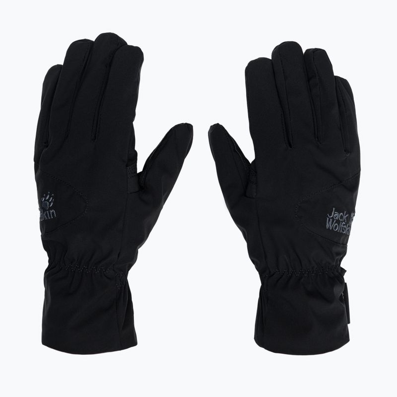 Rękawiczki trekkingowe Jack Wolfskin Stormlock Highloft black 3