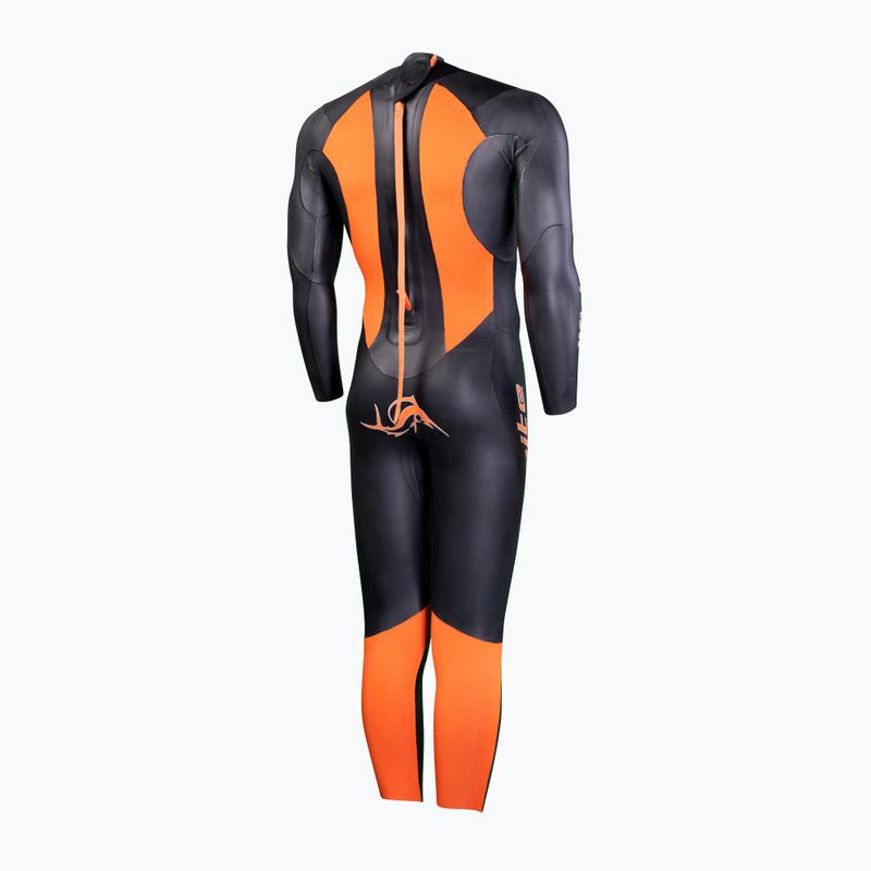 Pianka triathlonowa męska sailfish Ignite 3 mm black/orange 2