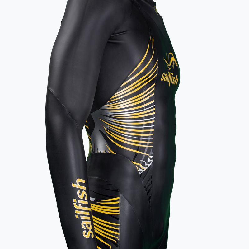 Pianka triathlonowa męska sailfish G-Range 8 3 mm black/yellow 4