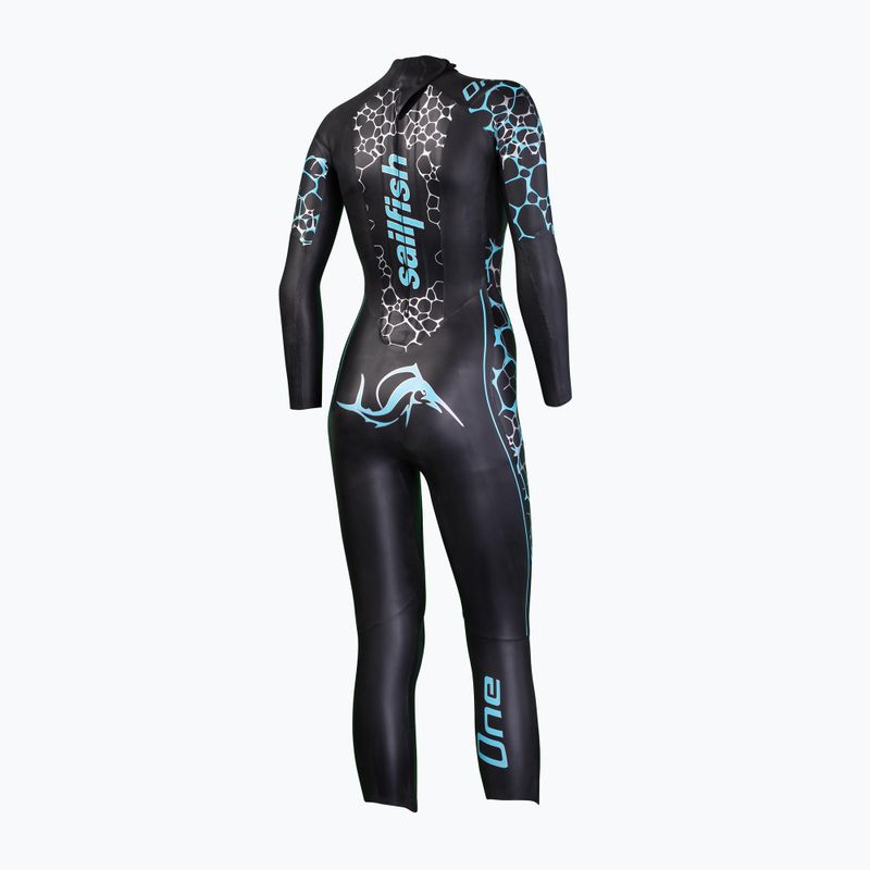 Pianka triathlonowa damska sailfish One 7 4,5 mm black/blue 2