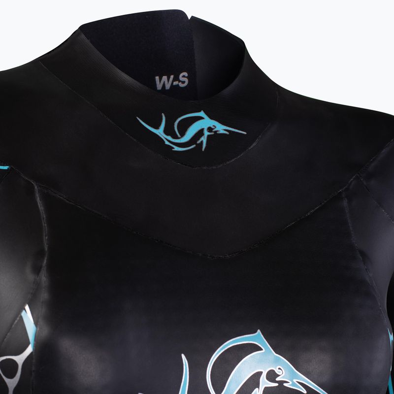 Pianka triathlonowa damska sailfish One 7 4,5 mm black/blue 3