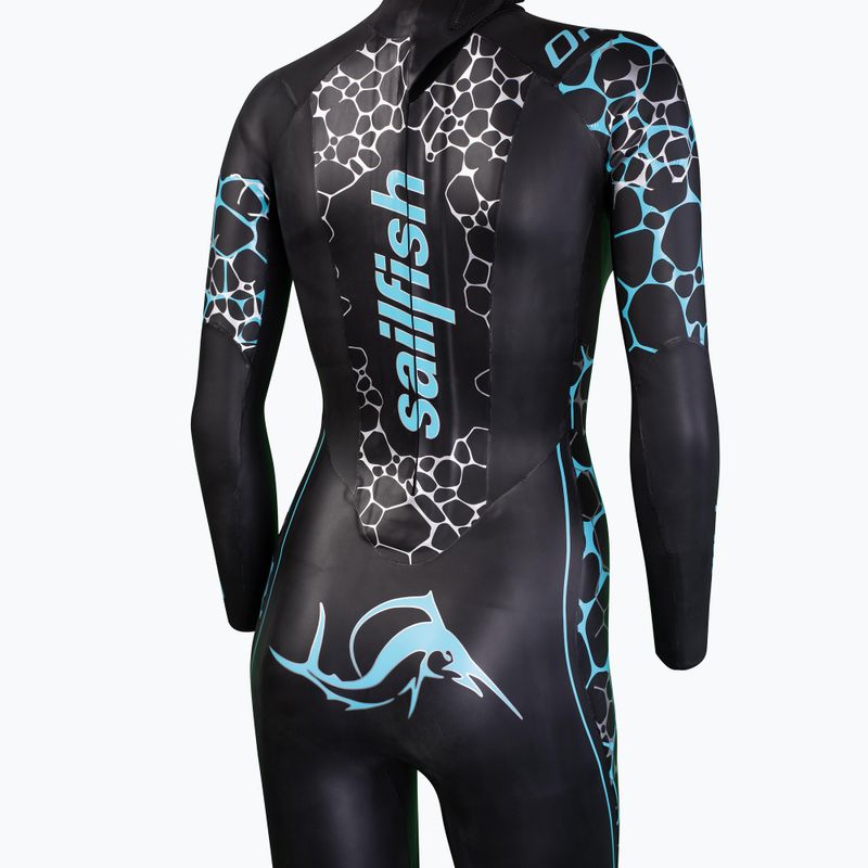 Pianka triathlonowa damska sailfish One 7 4,5 mm black/blue 4