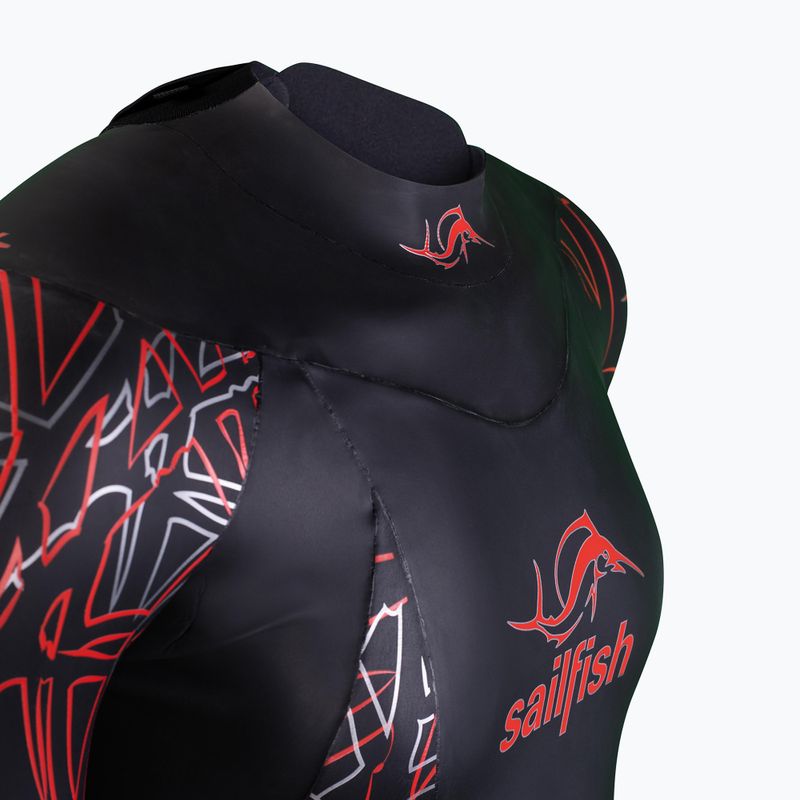 Pianka triathlonowa męska sailfish Attack 7 black/red 8