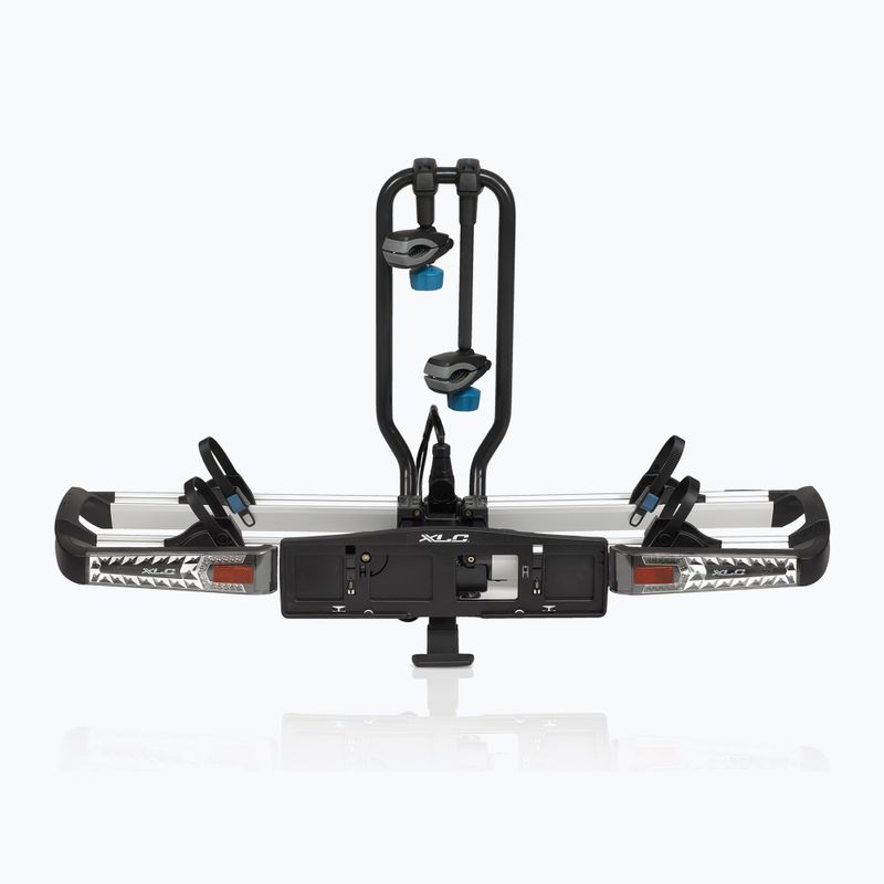 Bagażnik rowerowy na hak XLC Azura Xtra LED 2Bikes silver/black 6