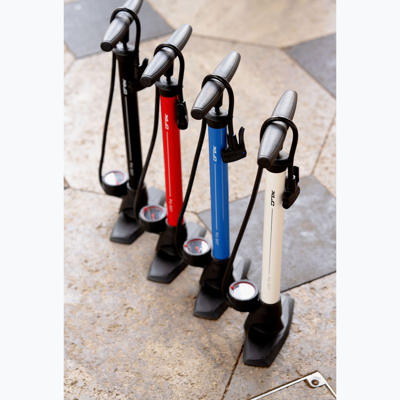 Pompka rowerowa XLC PU-S07 Delta Classic Floor Pump black 8