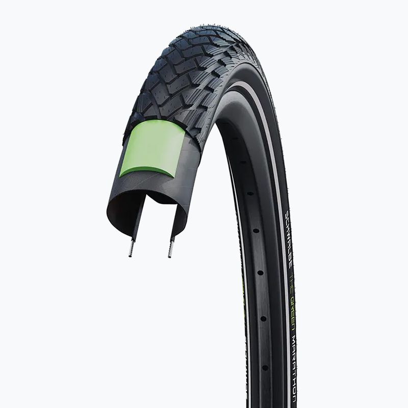 Opona rowerowa SCHWALBE Green Marathon GreenGuard Addix Eco 28 x 1.75 black reflex
