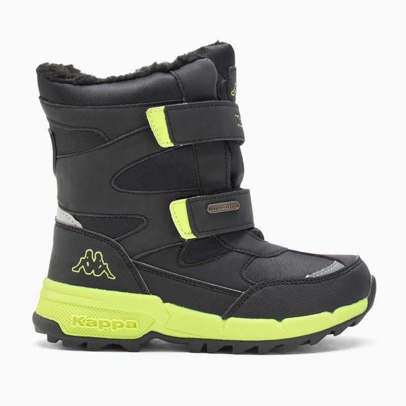 Śniegowce dziecięce Kappa Cekis Tex black/lime 2