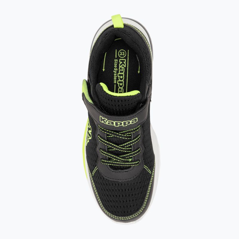 Buty dziecięce Kappa Larus black/lime 6