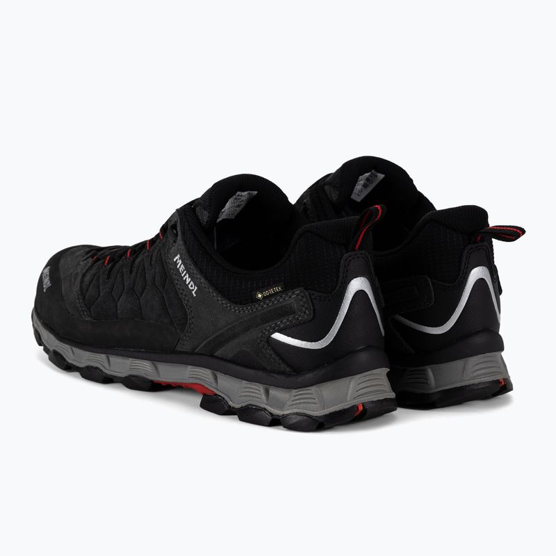 Buty turystyczne męskie Meindl Lite Trail GTX anthracite/red 3