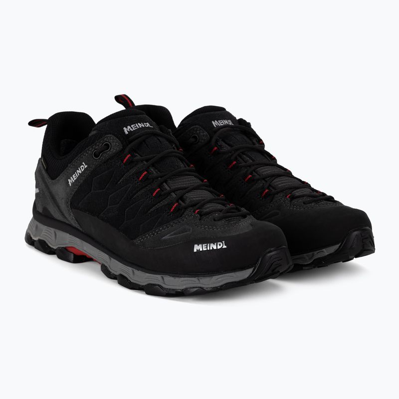 Buty turystyczne męskie Meindl Lite Trail GTX anthracite/red 5