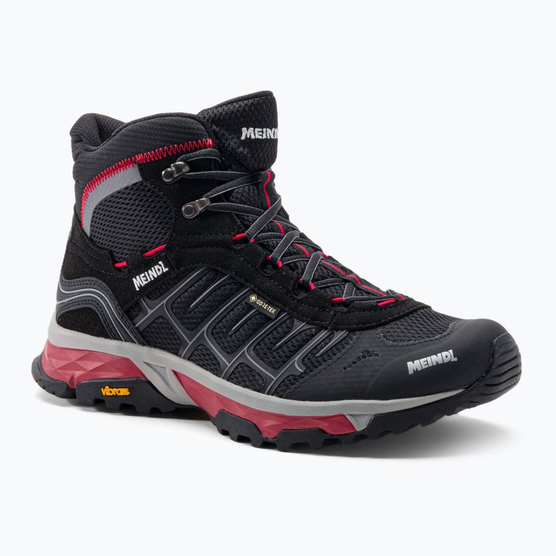 Buty turystyczne męskie Meindl Finale Mid GTX black/red