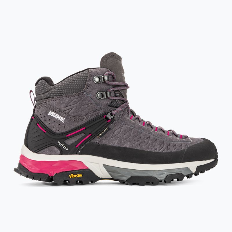 Buty turystyczne  damskie Meindl Top Trail Lady Mid GTX grey/magenta 2