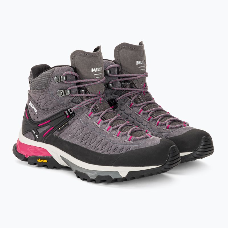 Buty turystyczne  damskie Meindl Top Trail Lady Mid GTX grey/magenta 4