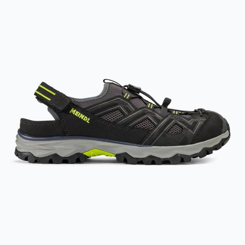 Sandały męskie Meindl Bari - Comfort fit anthracite/lemon 2
