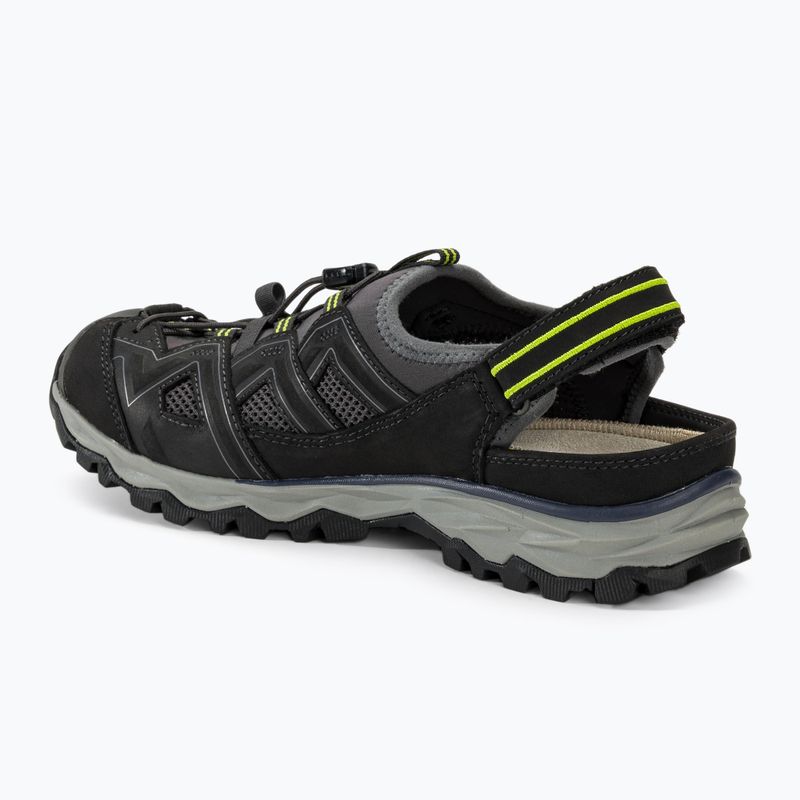 Sandały męskie Meindl Bari - Comfort fit anthracite/lemon 3