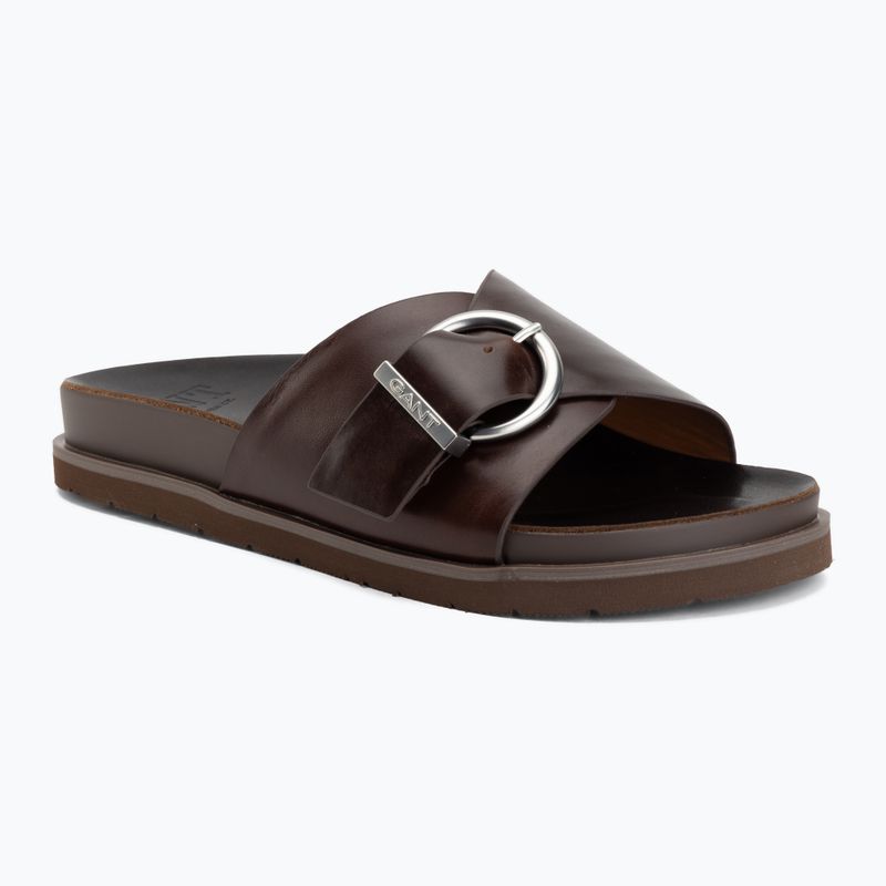 Klapki damskie GANT Mardale dark brown