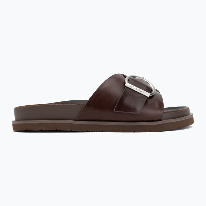 Klapki damskie GANT Mardale dark brown 2