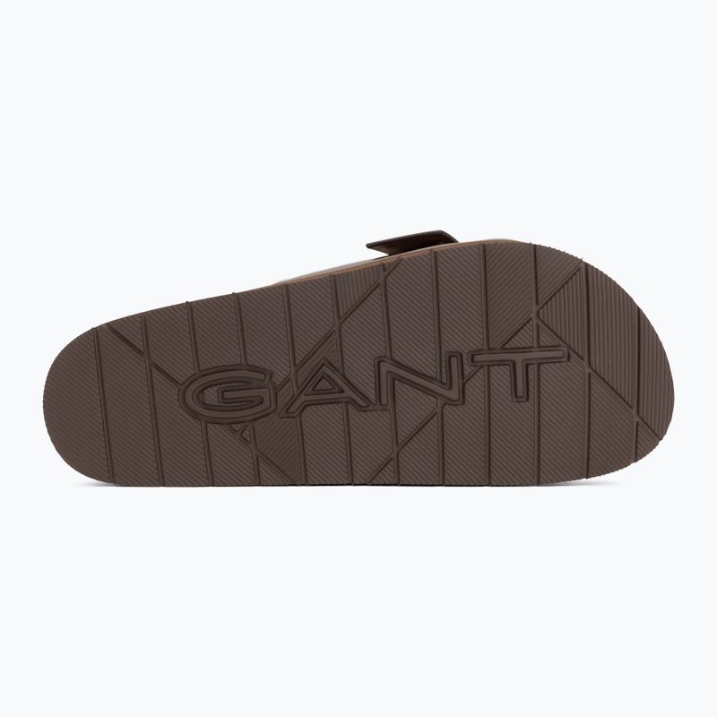Klapki damskie GANT Mardale dark brown 4