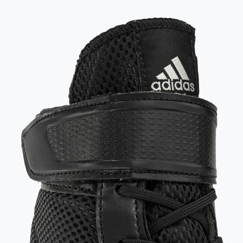 Buty bokserskie męskie adidas Combat Speed.5 black/silver 8
