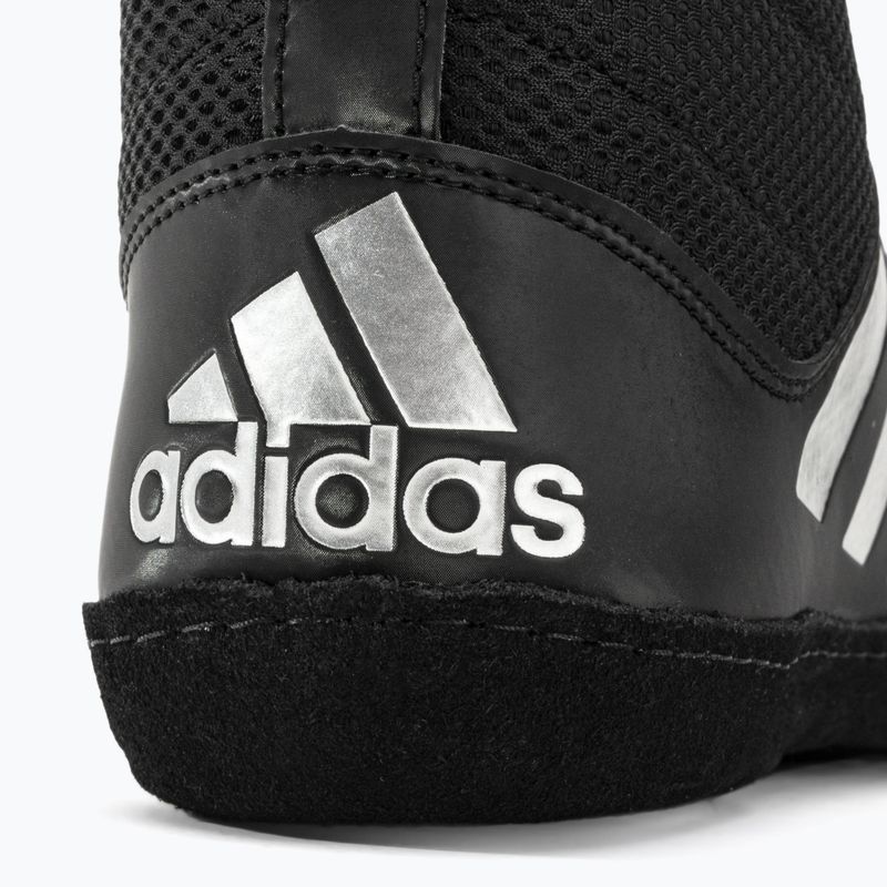 Buty bokserskie męskie adidas Combat Speed.5 black/silver 9