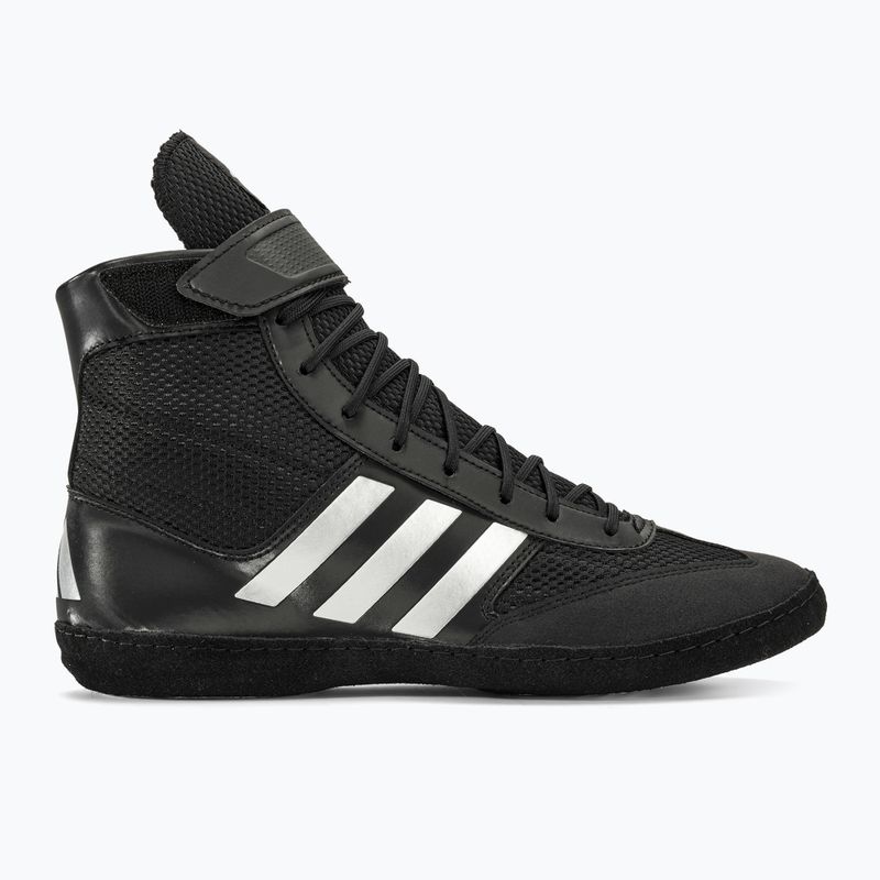 Buty bokserskie męskie adidas Combat Speed.5 black/silver BA8007 2