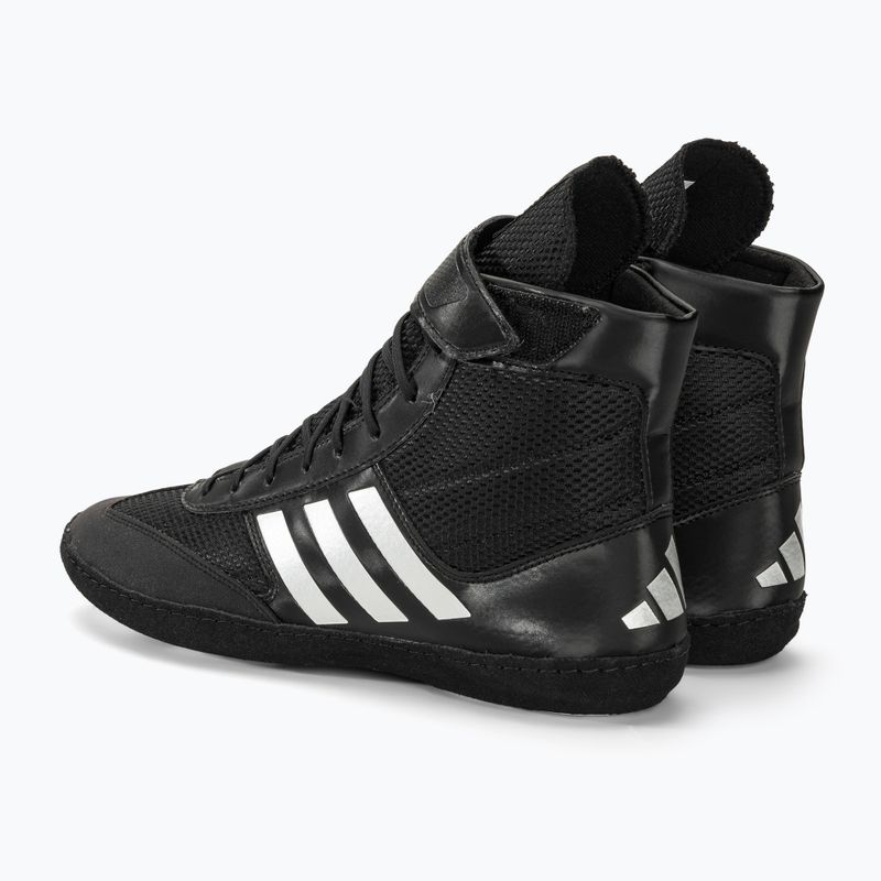 Buty bokserskie męskie adidas Combat Speed.5 black/silver BA8007 3