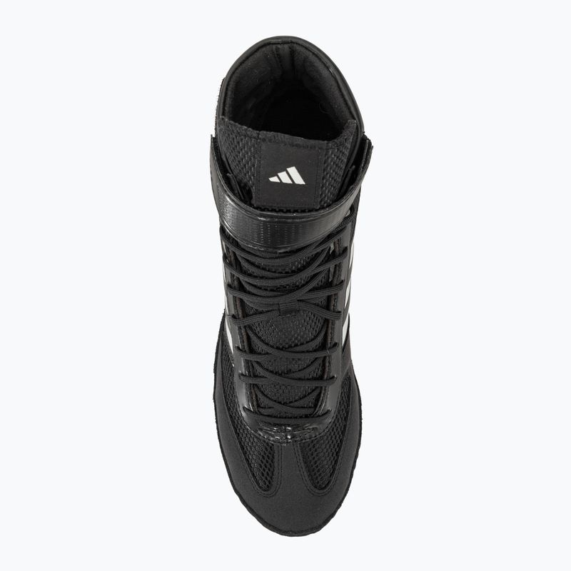 Buty bokserskie męskie adidas Combat Speed.5 black/silver BA8007 6