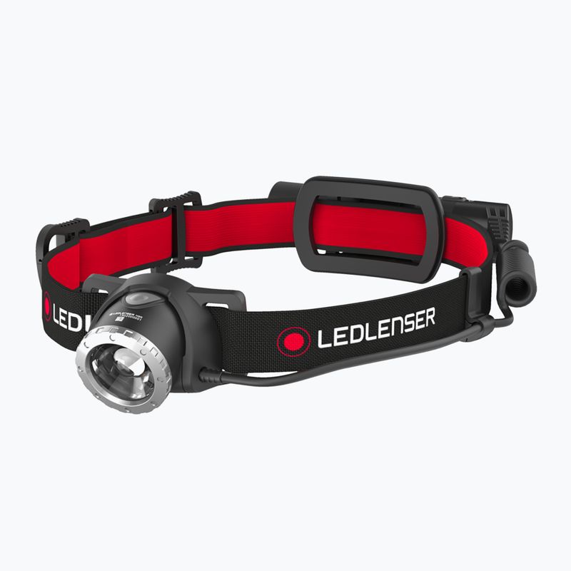 Latarka czołowa Ledlenser H8R Box black/red