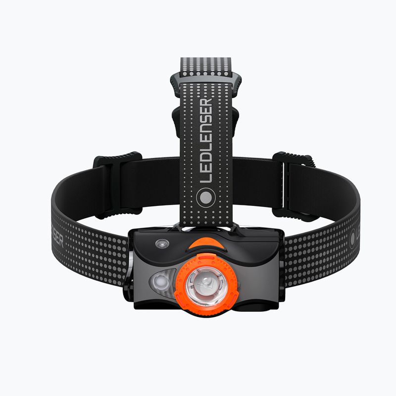 Latarka czołowa Ledlenser MH7 WindowBox black/orange 2
