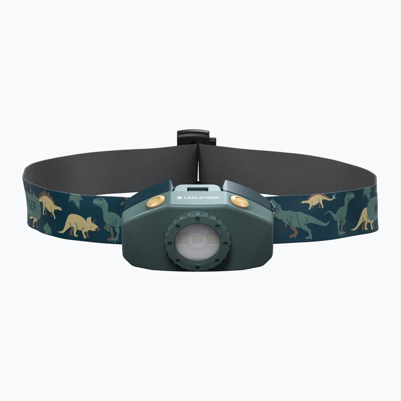 Latarka czołowa dziecięca Ledlenser KidLed 2 Box green 2