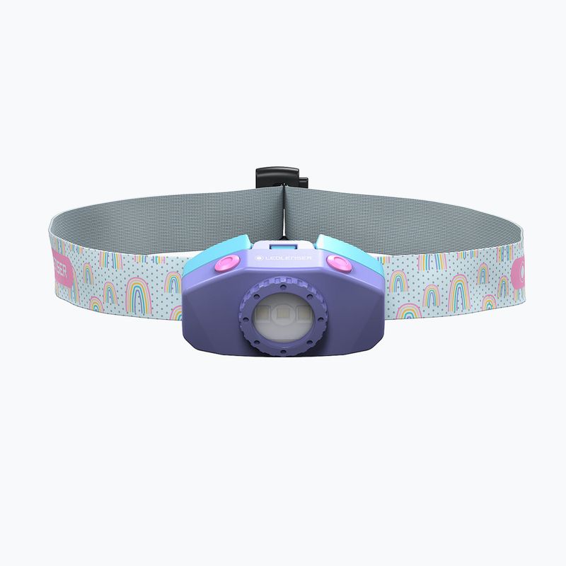 Latarka czołowa dziecięca Ledlenser KidLed 2 Box purple 2