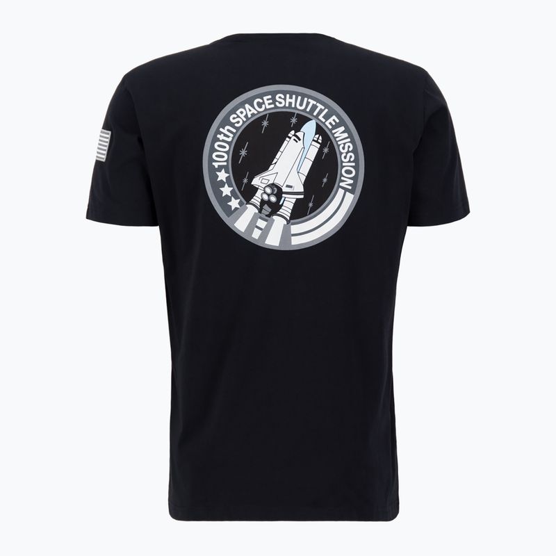Koszulka męska Alpha Industries Space Shuttle T black 4