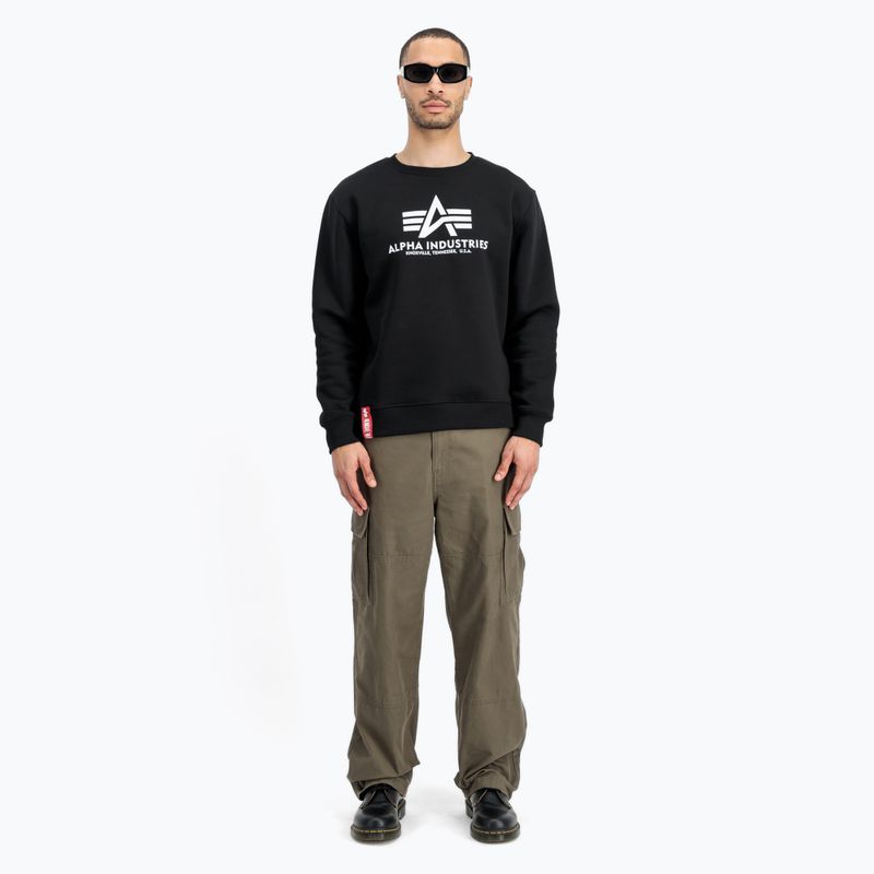 Bluza męska Alpha Industries Basic black 2