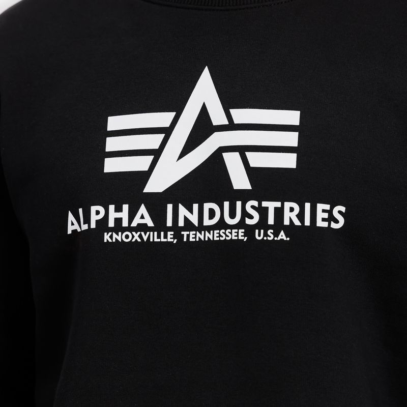 Bluza męska Alpha Industries Basic black 4