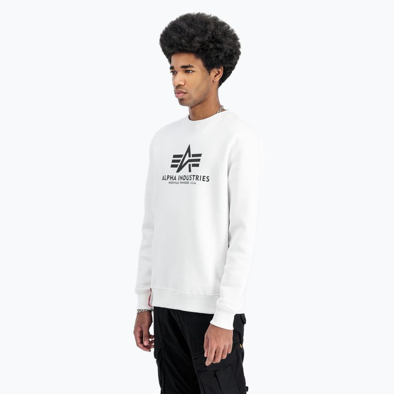 Bluza męska Alpha Industries Basic white 4