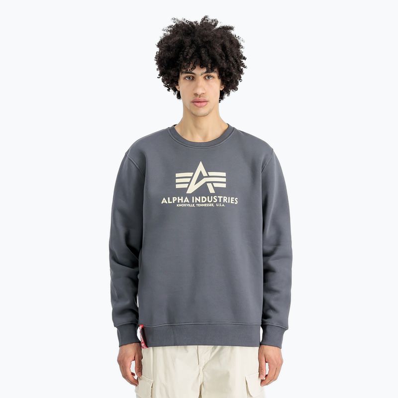 Bluza męska Alpha Industries Basic greyblack