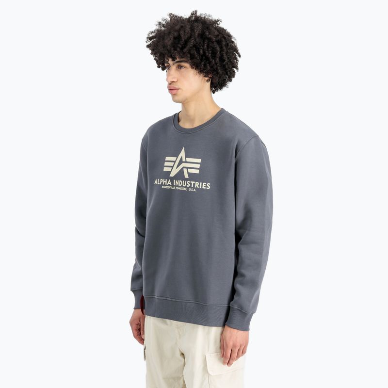 Bluza męska Alpha Industries Basic greyblack 3