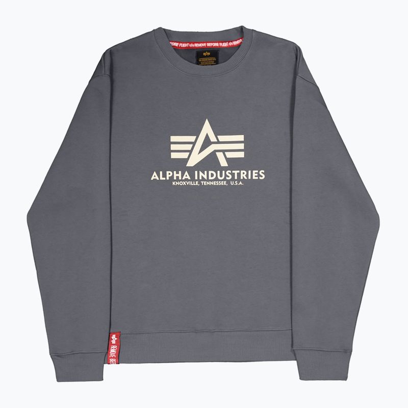 Bluza męska Alpha Industries Basic greyblack 5