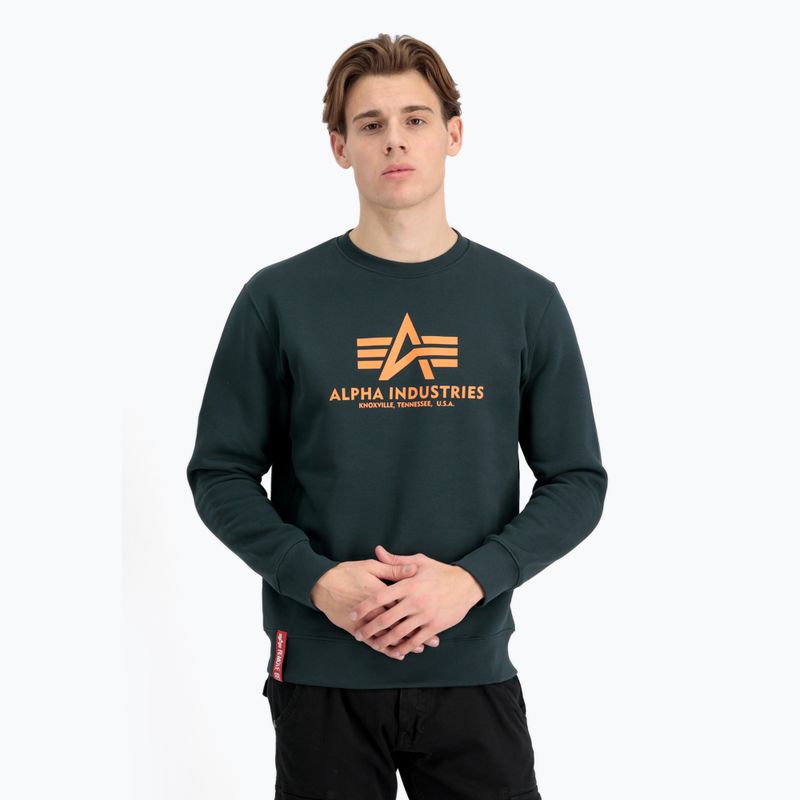 Bluza męska Alpha Industries Basic dark petrol