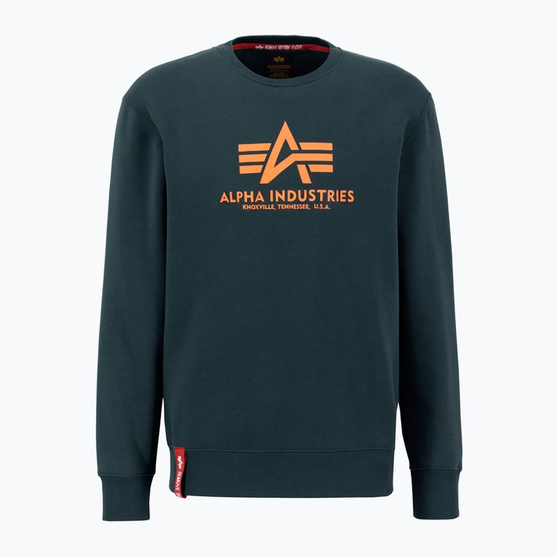 Bluza męska Alpha Industries Basic dark petrol 2