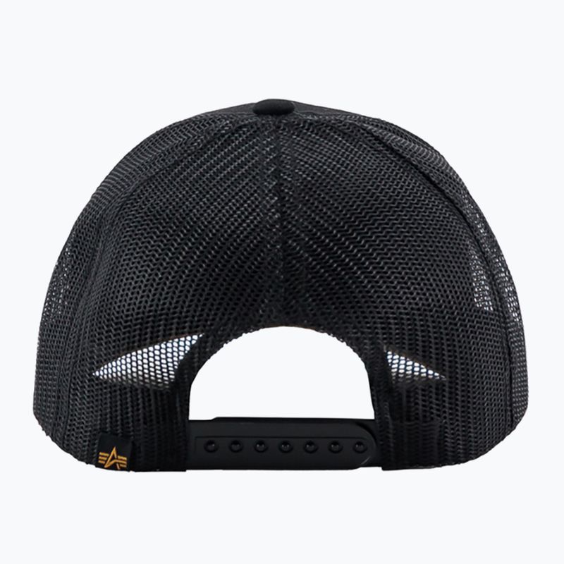 Czapka z daszkiem męska Alpha Industries Basic Trucker black 2