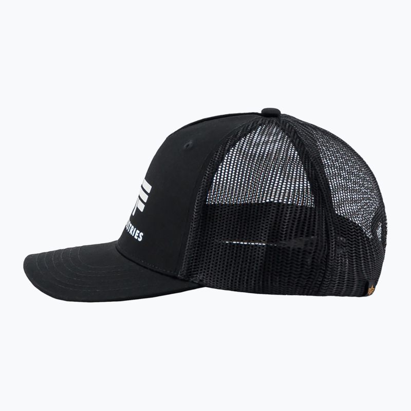 Czapka z daszkiem męska Alpha Industries Basic Trucker black 3