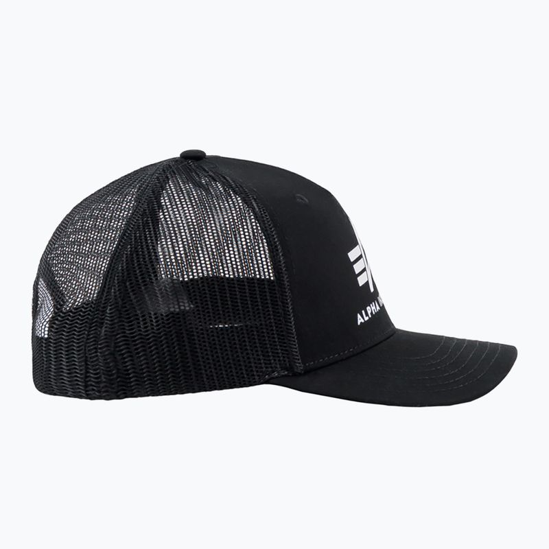 Czapka z daszkiem męska Alpha Industries Basic Trucker black 4