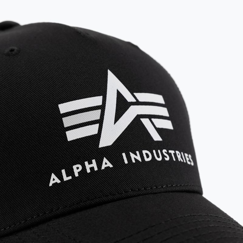 Czapka z daszkiem męska Alpha Industries Basic Trucker black 5