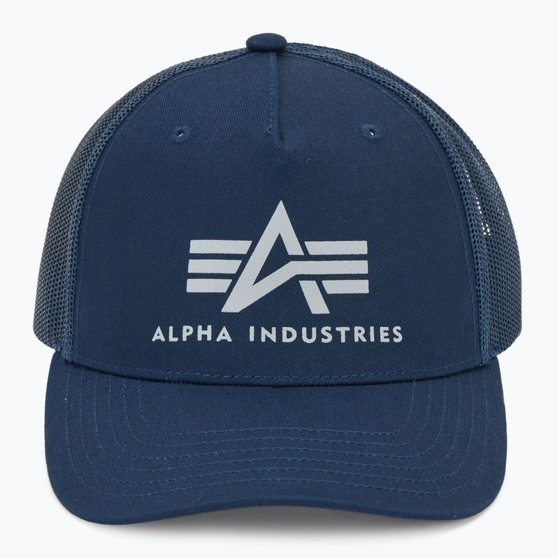 Czapka z daszkiem męska Alpha Industries Basic Trucker rep.blue 2