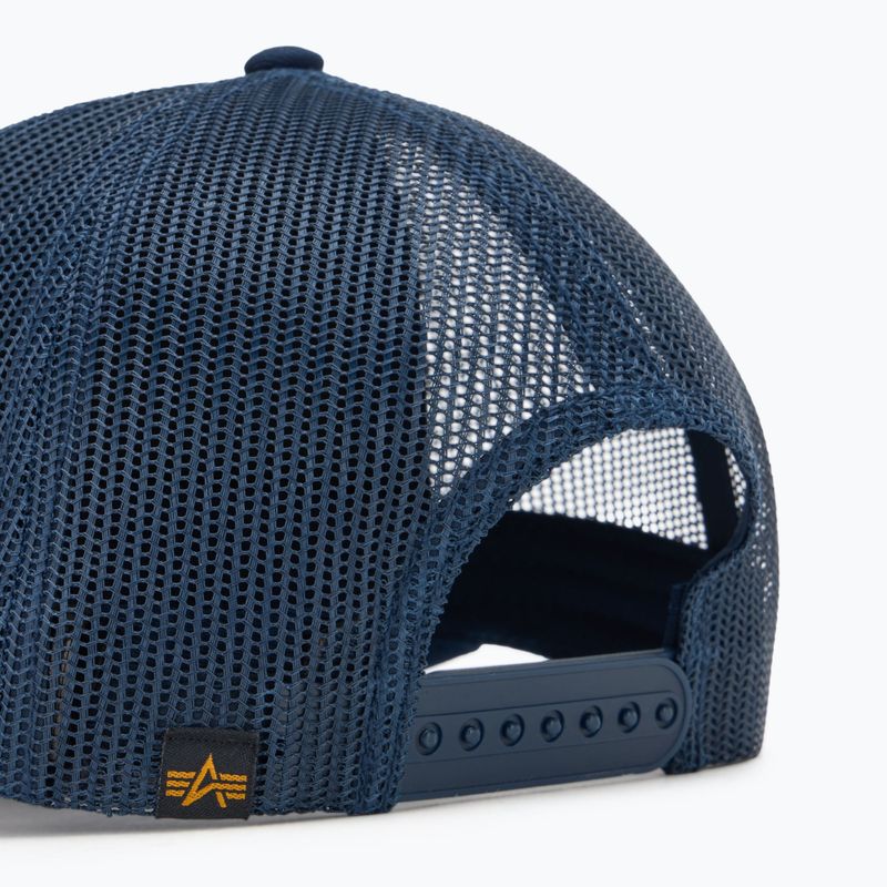 Czapka z daszkiem męska Alpha Industries Basic Trucker rep.blue 4