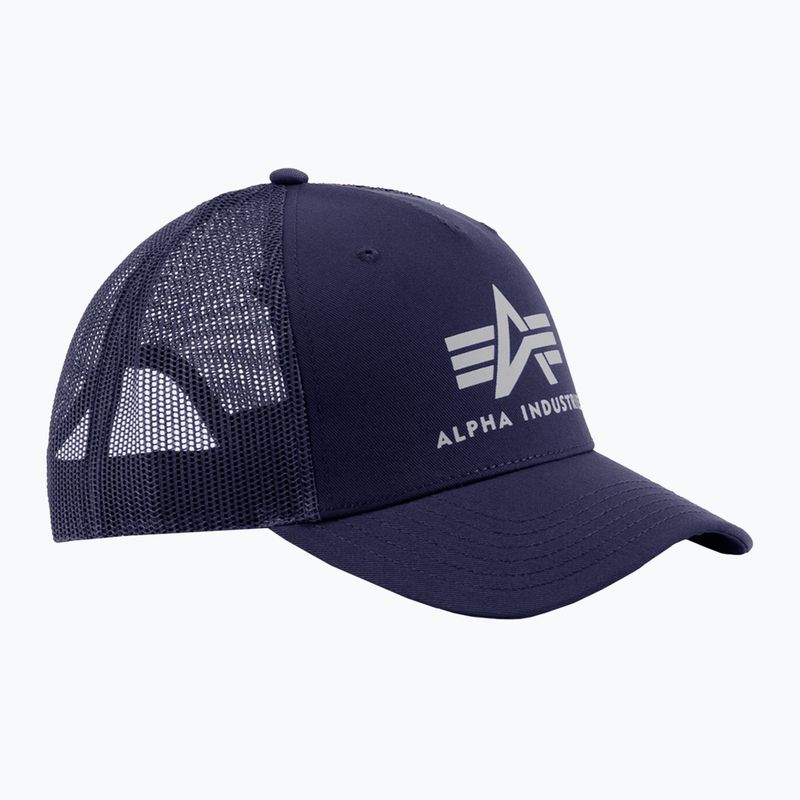 Czapka z daszkiem męska Alpha Industries Basic Trucker rep.blue