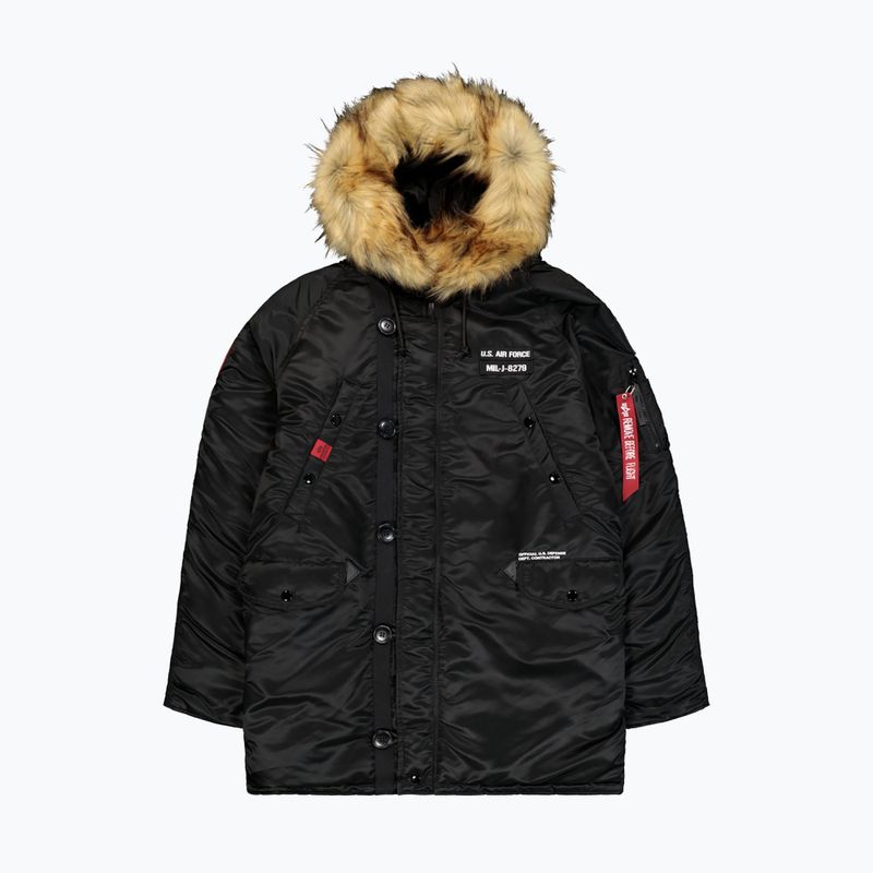 Kurtka męska Alpha Industries N3B Airborne Hooded black 7