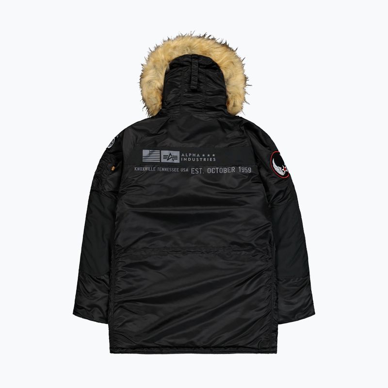 Kurtka męska Alpha Industries N3B Airborne Hooded black 8